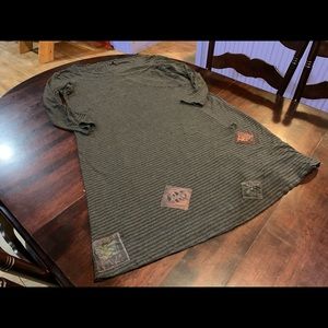 EUC vintage BlueFish dress w/ hand-painted patches